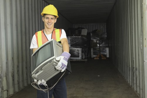Modern garden clearance equipment used in Chigwell